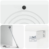 Mobile Porta TV da Muro Bianco 99 x 41 x 30 cm