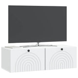 Mobile Porta TV da Muro Bianco 99 x 41 x 30 cm