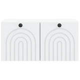 Mobile Porta TV da Muro Bianco 59,5 x 31 x 30 cm