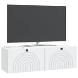 Mobile Porta TV da Muro Bianco 98 x 31 x 30 cm