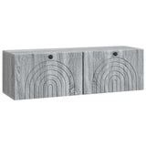 Mobile Porta TV da Muro Grigio Sonoma 98 x 31 x 30 cm