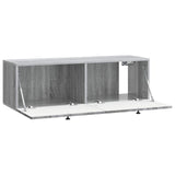 Mobile Porta TV da Muro Grigio Sonoma 98 x 31 x 30 cm