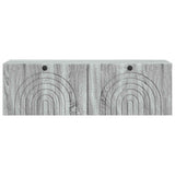 Mobile Porta TV da Muro Grigio Sonoma 98 x 31 x 30 cm