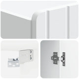 Mobiletto a muro Bianco 66 x 34,5 x 92 cm Legno ingegnerizzato