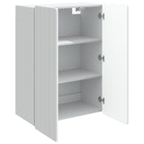 Mobiletto a muro Bianco 66 x 34,5 x 92 cm Legno ingegnerizzato