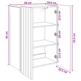 Mobiletto a muro Bianco 66 x 34,5 x 92 cm Legno ingegnerizzato
