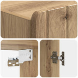 Mobiletto a muro 33 x 34,5 x 94 cm Legno ingegnerizzato