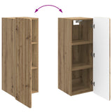 Mobiletto a muro 33 x 34,5 x 94 cm Legno ingegnerizzato
