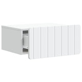 Mobiletto da notte a muro con cassetto Bianco 49 x 34,5 x 24 cm