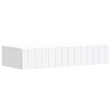 Tavolino da Parete Laterale Bianco 87,5 x 34,5 x 17 cm