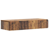 Tavolino da Parete Laterale Legno antico 87,5 x 34,5 x 17 cm