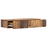 Tavolino da Parete Laterale Legno antico 87,5 x 34,5 x 17 cm