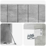 Mobile Porta TV da Muro Grigio Cemento 59,5 x 41 x 30 cm