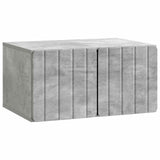 Mobile Porta TV da Muro Grigio Cemento 59,5 x 41 x 30 cm