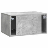 Mobile Porta TV da Muro Grigio Cemento 59,5 x 41 x 30 cm