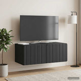 Mobile Porta TV da Muro Nero 78,5 x 41 x 30 cm