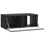 Mobile Porta TV da Muro Nero 78,5 x 41 x 30 cm