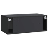 Mobile Porta TV da Muro Nero 78,5 x 41 x 30 cm