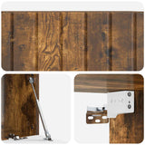 Mobile Porta TV da Muro Rovere Fumo 78,5 x 41 x 30 cm