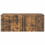 Mobile Porta TV da Muro Rovere Fumo 78,5 x 41 x 30 cm