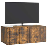 Mobile Porta TV da Muro Rovere Fumo 78,5 x 41 x 30 cm
