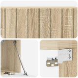 Mobile Porta TV da Muro Rovere Sonoma 98 x 31 x 30 cm