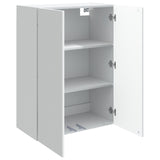 Mobiletto a muro Bianco 66 x 34,5 x 90 cm Legno ingegnerizzato