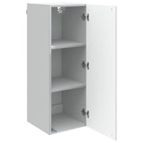 Mobiletto a muro Bianco 33 x 34,5 x 90 cm Legno ingegnerizzato