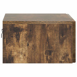 Mobiletto da notte a muro Rovere Fumo 49 x 34,5 x 20 cm