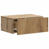 Mobiletto da notte a muro Rovere Artigianale 49 x 34,5 x 20 cm