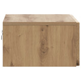 Mobiletto da notte a muro Rovere Artigianale 49 x 34,5 x 20 cm