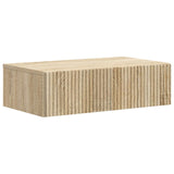 Tavolino da Parete Laterale Rovere Sonoma 59 x 34,5 x 17 cm