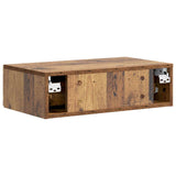 Tavolino da Parete Laterale Legno antico 59 x 34,5 x 17 cm