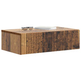 Tavolino da Parete Laterale Legno antico 59 x 34,5 x 17 cm