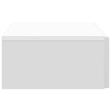 Tavolino da Parete Laterale Bianco 87,5 x 34,5 x 17 cm