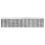 Tavolino da Parete Laterale Grigio Cemento 87,5 x 34,5 x 17 cm