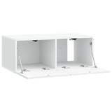 Mobile Porta TV da Muro Bianco 78,5 x 41 x 30 cm