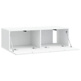 Mobile Porta TV da Muro Bianco 98 x 41 x 30 cm