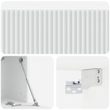 Mobile Porta TV da Muro Bianco 78,5 x 31 x 30 cm