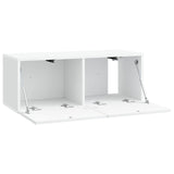 Mobile Porta TV da Muro Bianco 78,5 x 31 x 30 cm