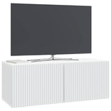Mobile Porta TV da Muro Bianco 78,5 x 31 x 30 cm
