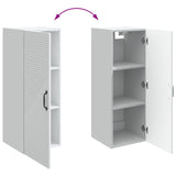 Mobiletto a muro Bianco 33 x 34,5 x 90 cm Legno ingegnerizzato