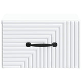 Mobiletto da notte a muro con cassetto Bianco 34,5 x 33 x 20 cm