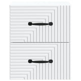 Mobiletto da notte a muro con cassetto Bianco 34,5 x 33 x 40 cm