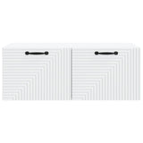 Mobile Porta TV da Muro Bianco 78,5 x 41 x 30 cm