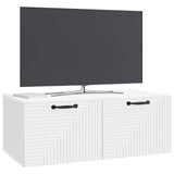 Mobile Porta TV da Muro Bianco 78,5 x 41 x 30 cm