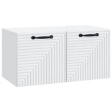 Mobile Porta TV da Muro Bianco 59,5 x 31 x 30 cm