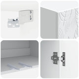 Mobiletto a muro Bianco 59 x 31 x 60 cm Legno ingegnerizzato