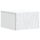 Mobiletto da notte a muro Bianco 49 x 34,5 x 20 cm
