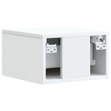 Mobiletto da notte a muro Bianco 49 x 34,5 x 20 cm